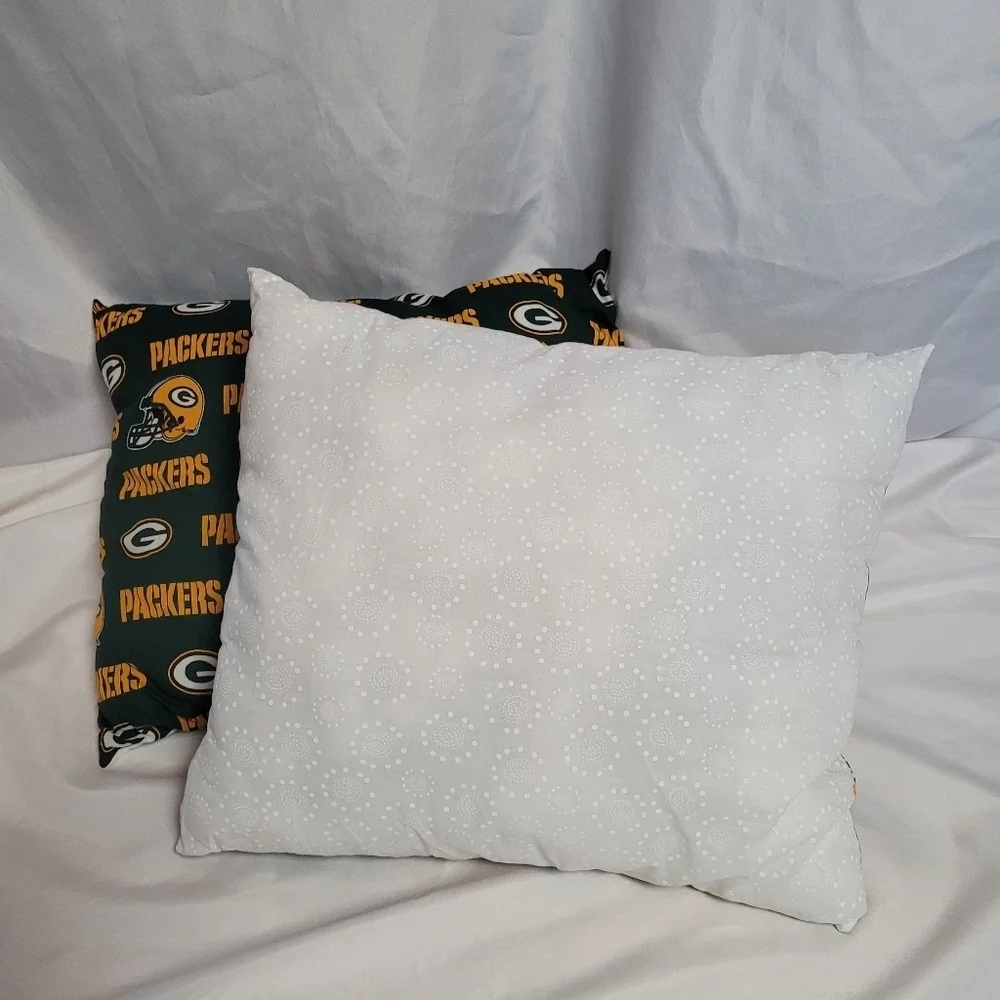 Greenbay Packer Football Handmade Decorative Throw Pillow Set